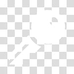 Minimal JellyLock, white key logo art transparent background PNG clipart