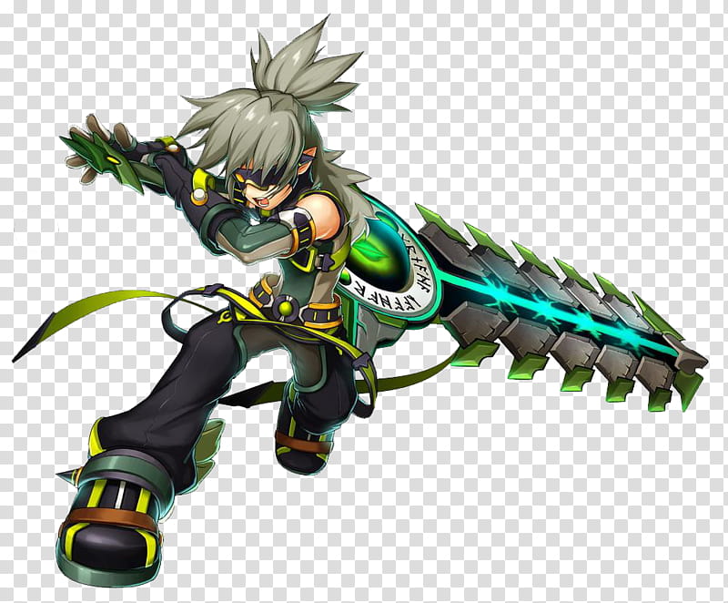 Zero Grand Chase, character with giant sword illustration transparent background PNG clipart