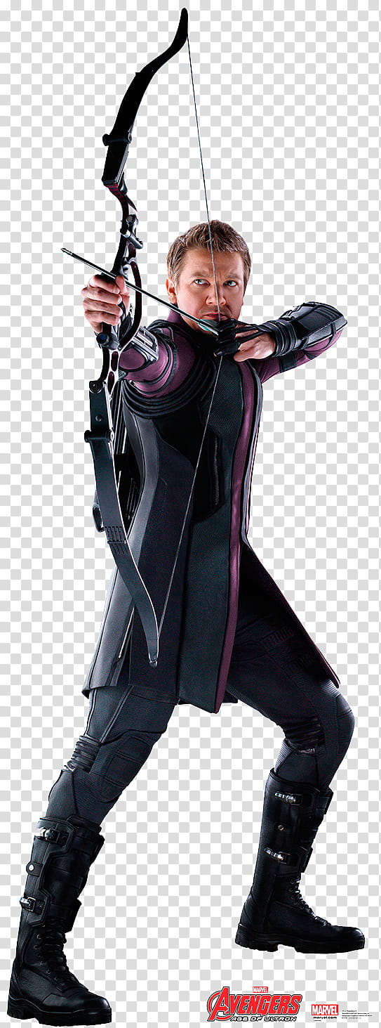 Hawkeye render from Age Of Ultron transparent background PNG clipart