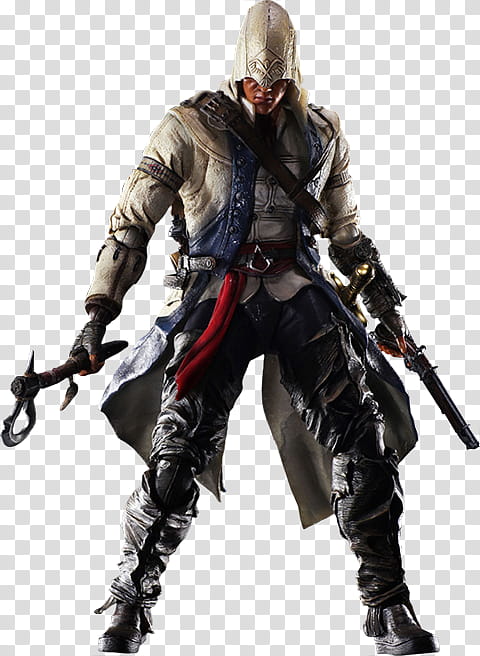 Assassins Creed Iii Action Figure, Assassins Creed Origins, Connor Kenway, Edward Kenway, Video Games, Figurine, Toy, Costume transparent background PNG clipart