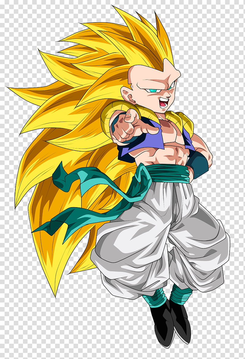 Gotenks Super Saiyan , Dragon Ball character illustration transparent background PNG clipart
