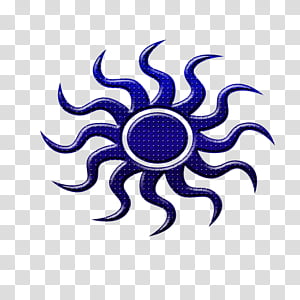 blue sun clipart transparent