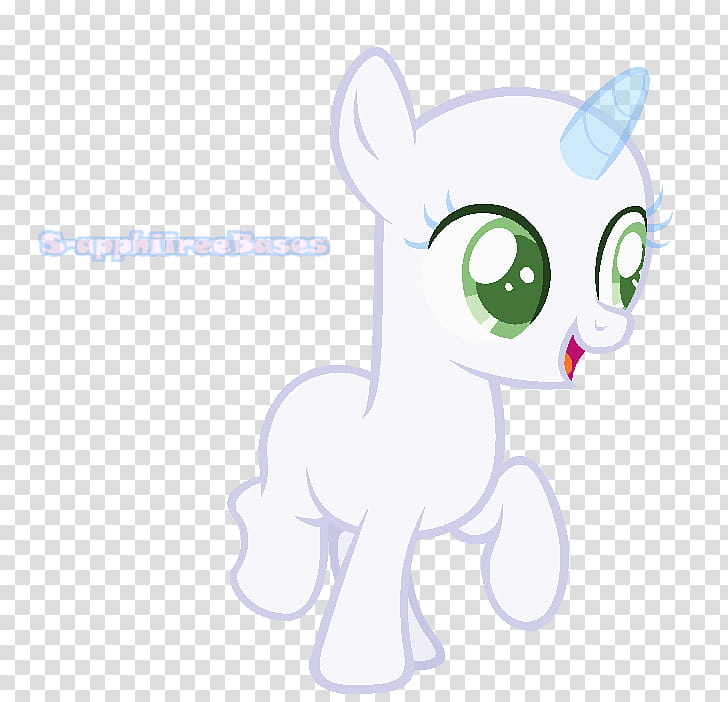 mlp base filly unicorn