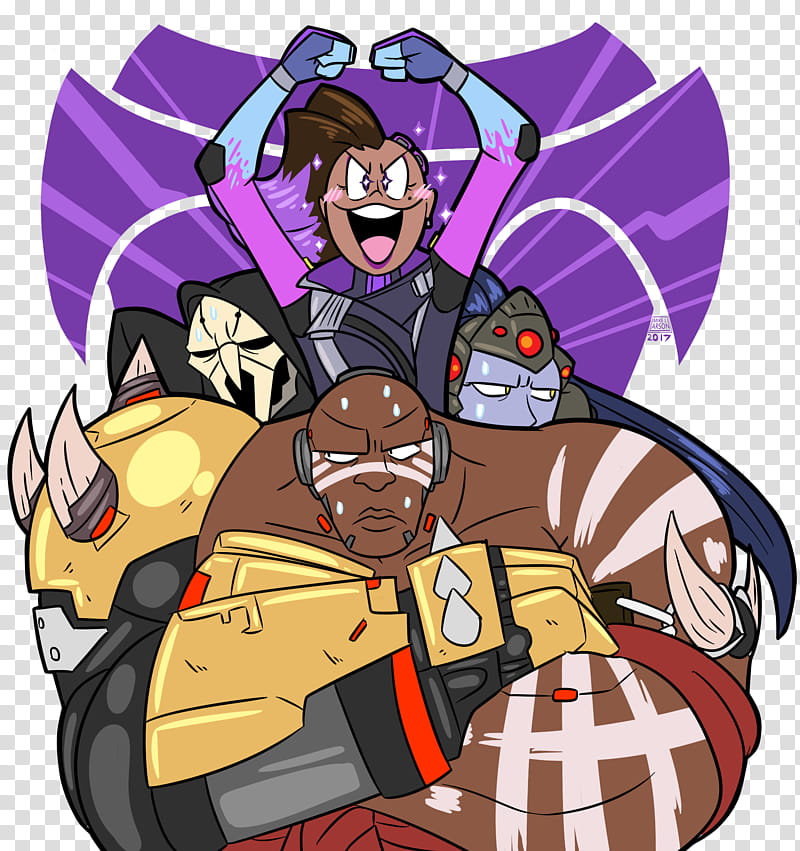 So Doomfist has just been revealed, purple haired male anime character transparent background PNG clipart