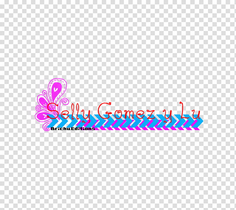 Texto de Selly Gomez y Lu transparent background PNG clipart