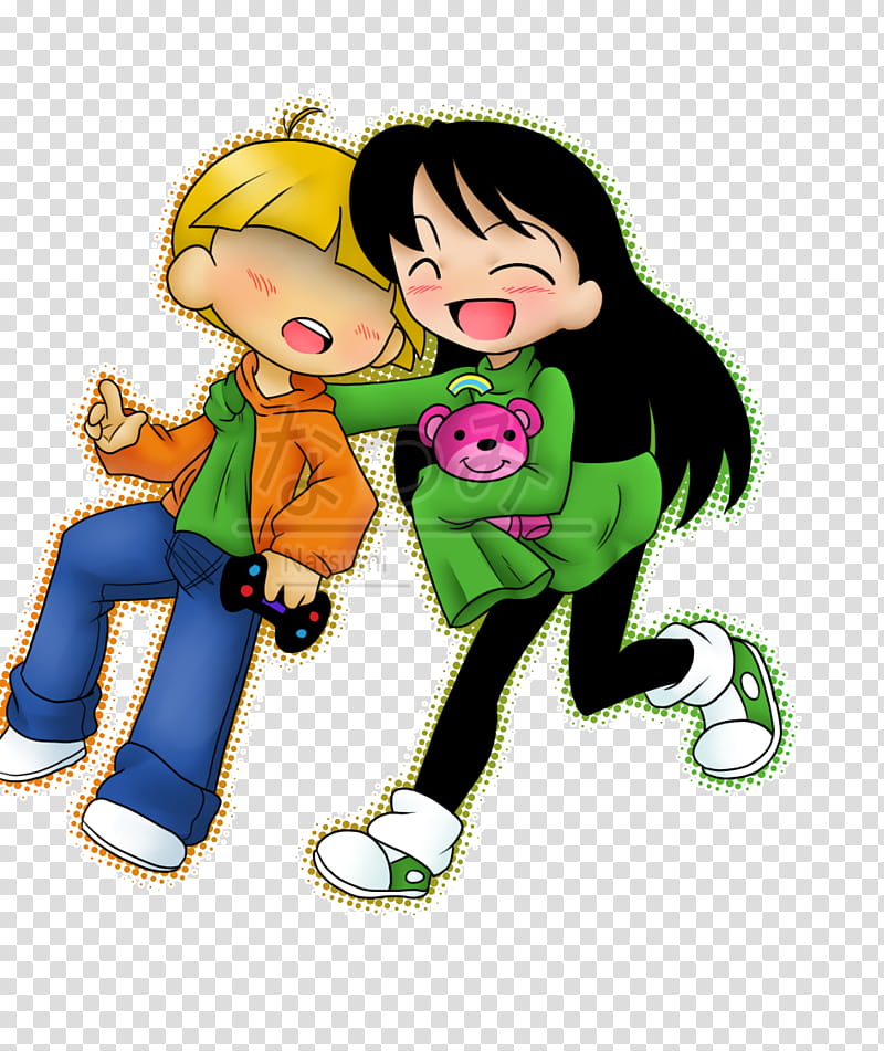 KND Wally and Kuki transparent background PNG clipart