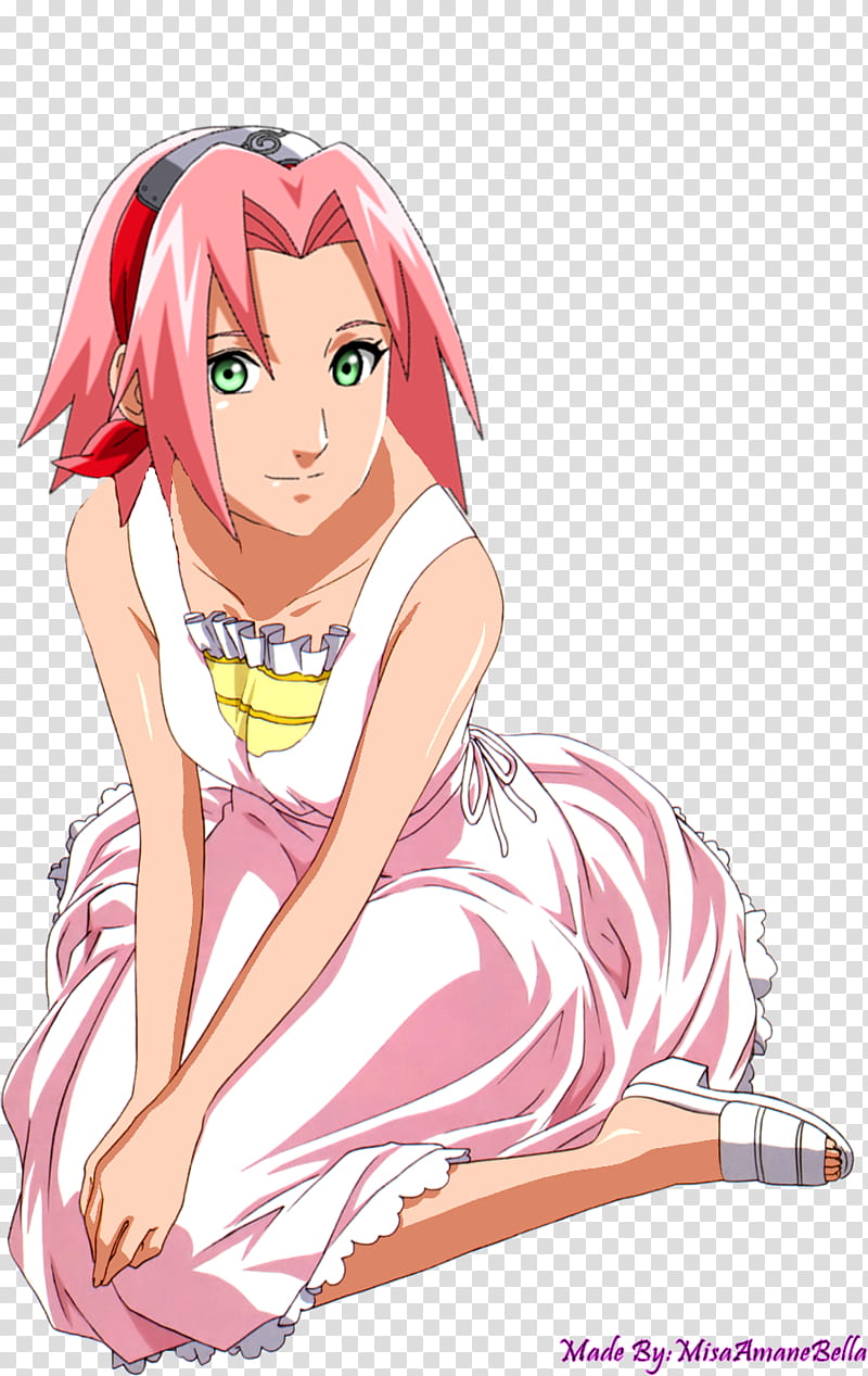 Sakura Haruno Set Up Render Dress transparent background PNG clipart