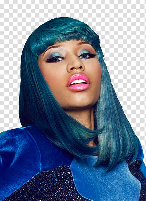 Nicki Minaj Blue transparent background PNG clipart