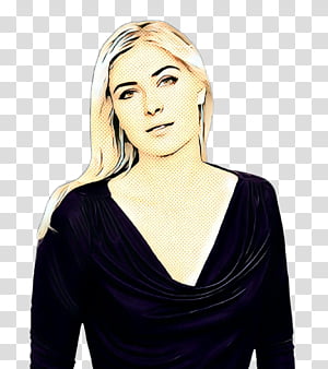 Retro, Pop Art, Vintage, Hair Coloring, Black Hair, Brown Hair, Blond, Portrait transparent background PNG clipart thumbnail