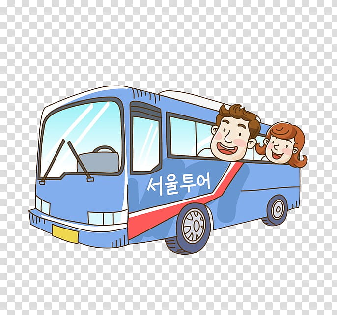tour bus cartoon