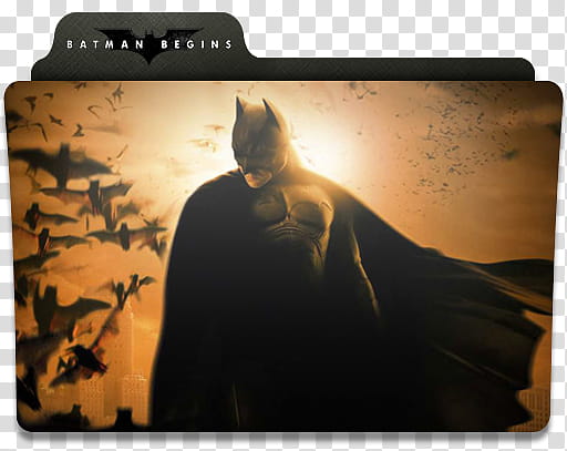 The Dark Knight Trilogy Folder Icon , Folder  transparent background PNG clipart