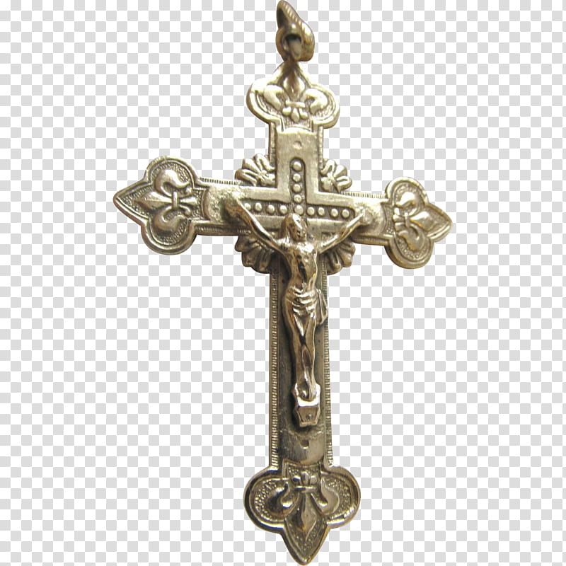 Christian Cross, Crucifix, Jewellery, Pendant, Antique, Ornament, Fleurdelis, Antique Shop transparent background PNG clipart