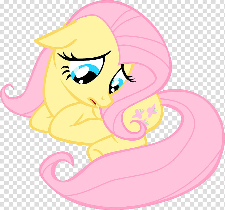Sad Fluttershy, My Little Pony character illustration transparent background PNG clipart