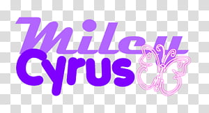 Texto Miley Cyrus transparent background PNG clipart thumbnail