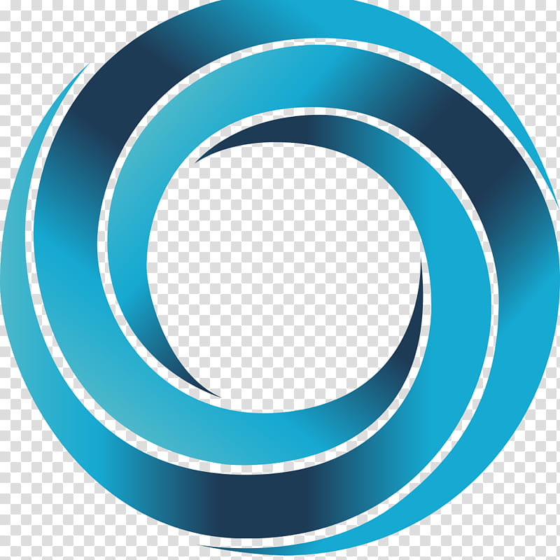 Circle Logo, Blue, Aqua, Azure, Line, Symbol, Rim transparent background PNG clipart