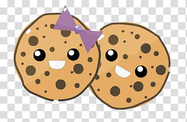 two cookies transparent background PNG clipart