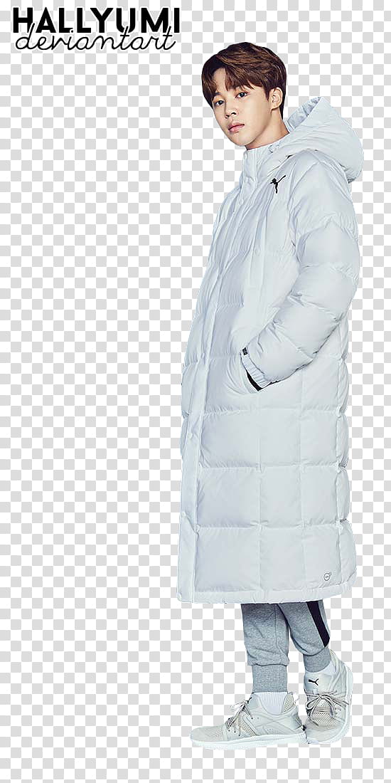 BTS, man in white coat transparent background PNG clipart