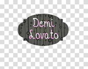 textos de Demi Lovato transparent background PNG clipart thumbnail