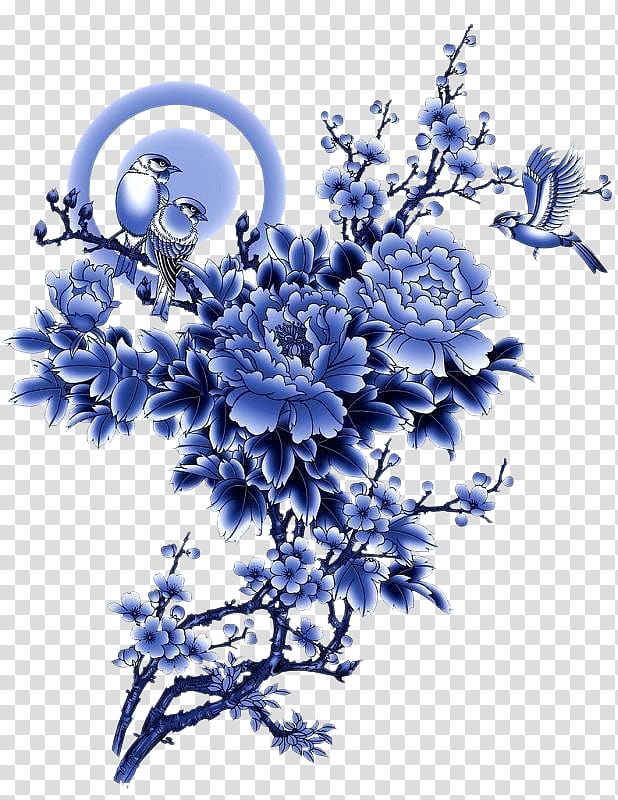 Flowers, Blue And White Pottery, Chinoiserie, Porcelain, Ceramic Pottery Glazes, Chinese Dragon, Motif, Branch transparent background PNG clipart