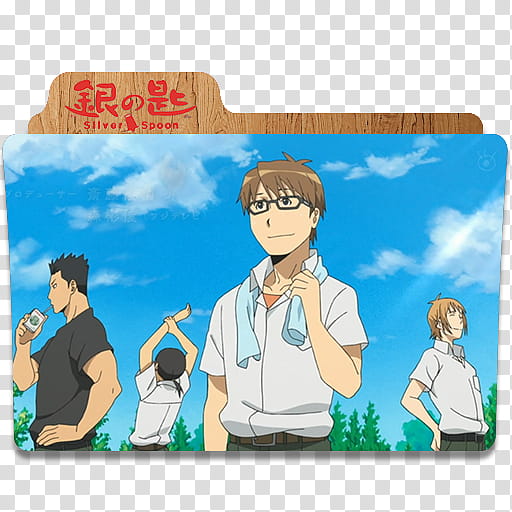 Anime Icon Pack  Summer Season , Gin no Saji  transparent background PNG clipart