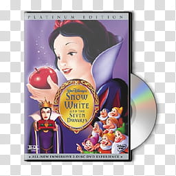 Disney Classics DVD, snowwhite icon transparent background PNG clipart