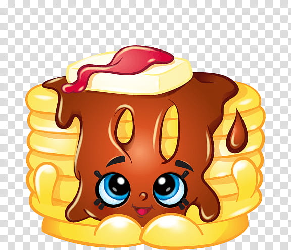 Cake, Pancake, Seasonal , Shopkins, Shopkins Shoppies, Shopkins Shoppies Pam Cake, Pancake Art, Doll transparent background PNG clipart