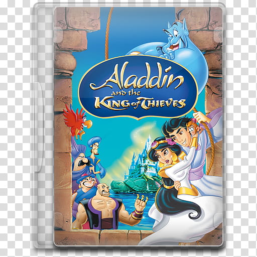 Movie Icon Mega , Aladdin and the King of Thieves, Aladdin and the King of Thieves movie case transparent background PNG clipart