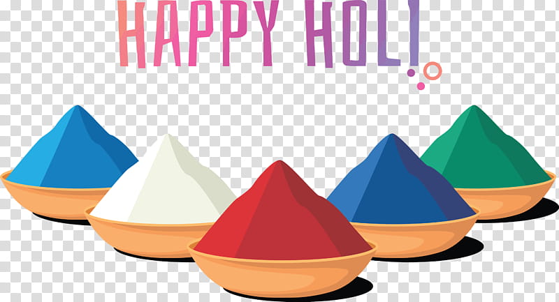 happy Holi holi colorful, Festival, Cone transparent background PNG clipart