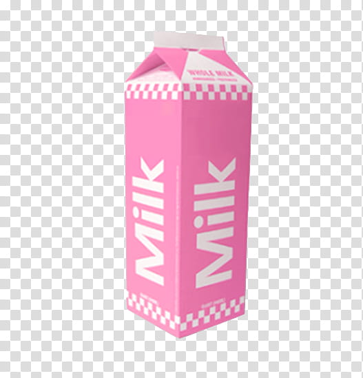 AESTHETIC GRUNGE, pink milk carton transparent background PNG clipart