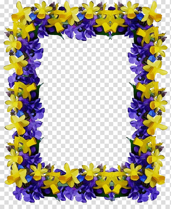 Floral Spring Flowers, Mothers Day, Floral Design, Spring
, Cut Flowers, Lei, Yellow, Purple transparent background PNG clipart
