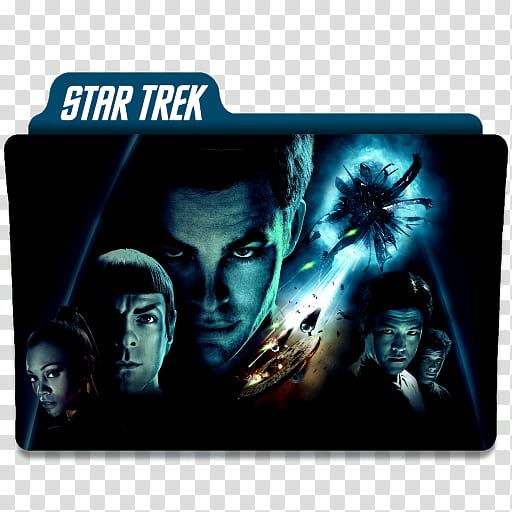 Star Trek Kelvin Timeline Movie Folder Icons, star trek v, Star Trek folder icon transparent background PNG clipart