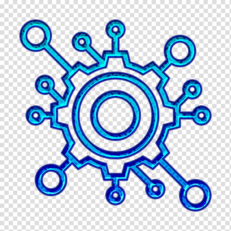 Network icon STEM icon Engineering icon, Blue, Circle, Line, Symbol, Auto Part, Line Art, Symmetry transparent background PNG clipart