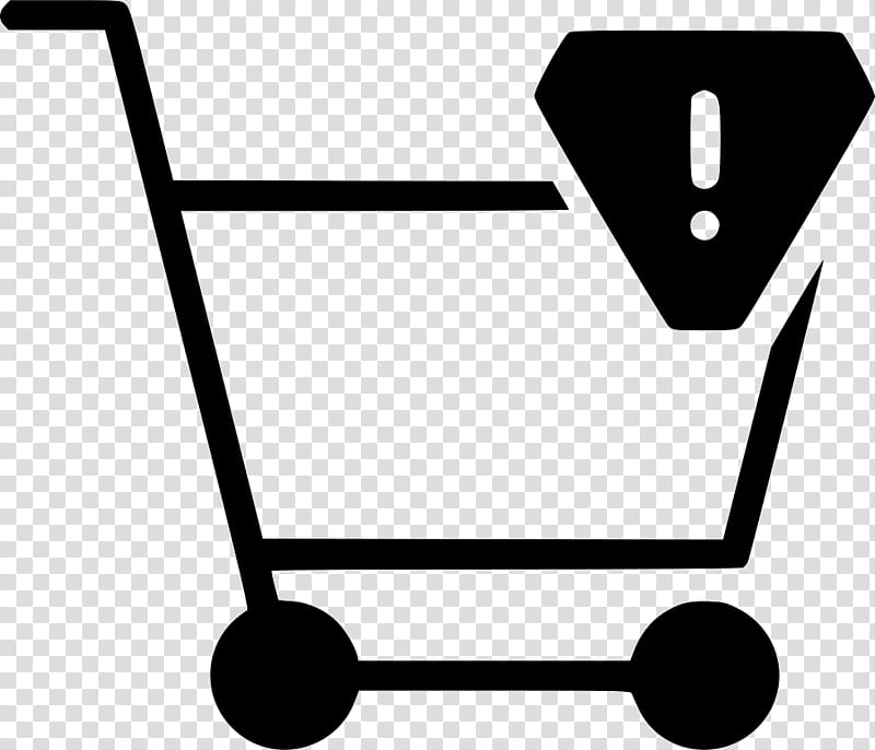 Shopping Cart, Goods, Computer Software, Hot Dog Cart, Line, Vehicle, Blackandwhite transparent background PNG clipart