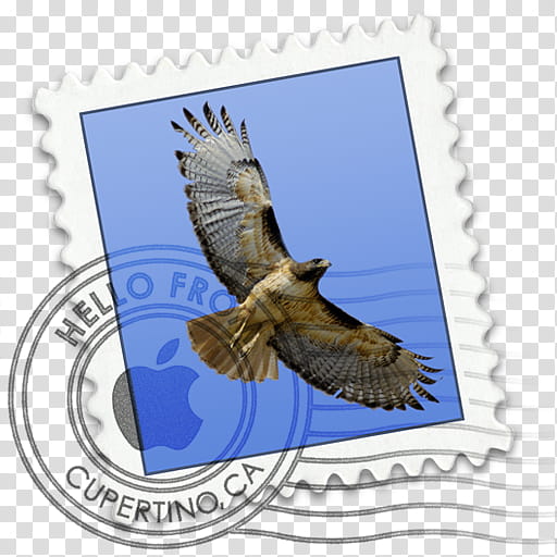 American bald eagle post stamp transparent background PNG clipart