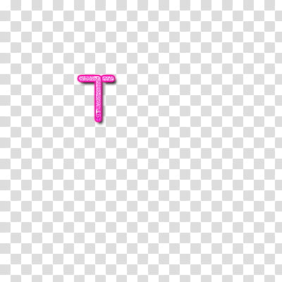 abecedario, pink letter t illustration transparent background PNG clipart