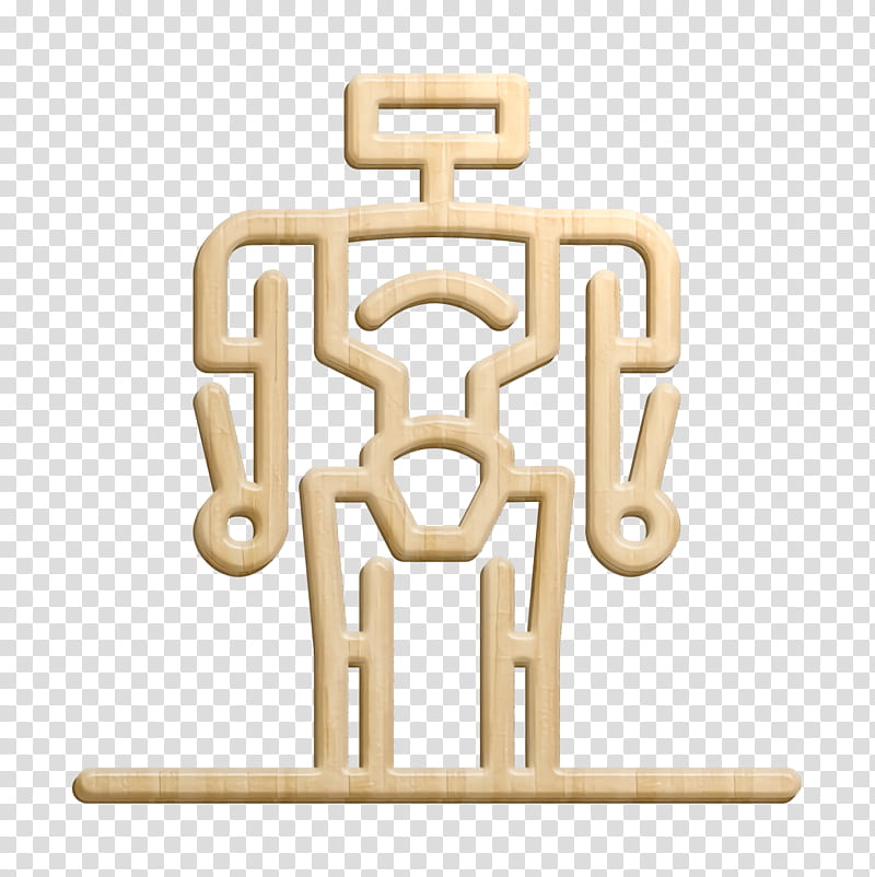 artificial icon boston dynamics icon bot icon, Humanoid Icon, Intelligence Icon, Robot Icon, Worker Icon, Brass, Metal, Symbol transparent background PNG clipart