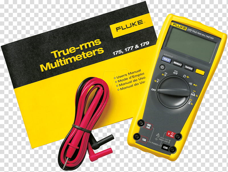 Fluke Corporation Electronics Accessory, Digital Multimeter, True Rms Converter, Root Mean Square, Calibration, Technology, Hardware, Measuring Instrument transparent background PNG clipart