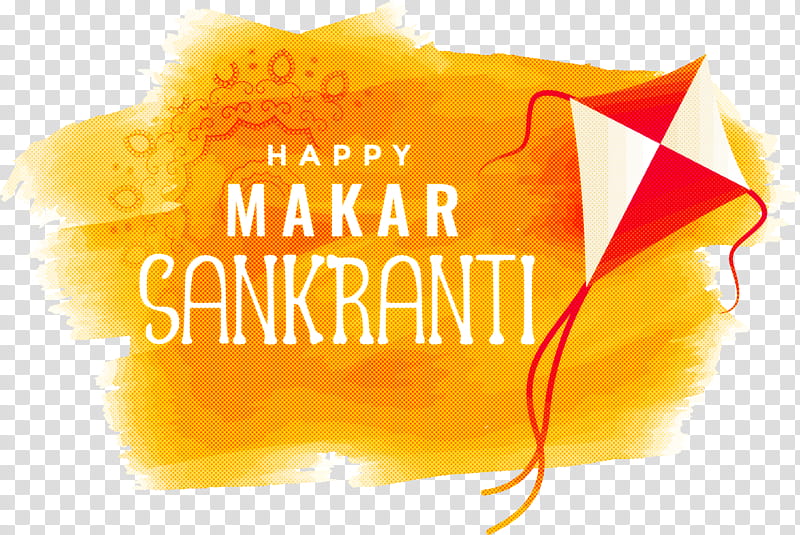Makar Sankranti Magha Mela, Maghi, Bhogi, Orange, Yellow, Text, Logo transparent background PNG clipart