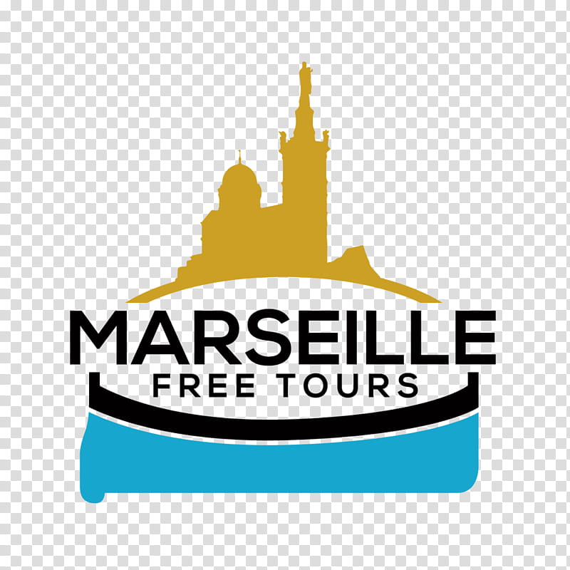 Text, Marseille Free Walking Tour, Notredame De La Garde, Logo, Net, Yellow, Line transparent background PNG clipart