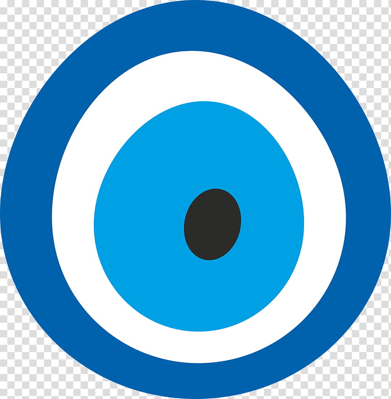 Eye Symbol, Evil Eye, Nazar, Amulet, Luck, Mashallah, Blue, Circle transparent background PNG clipart