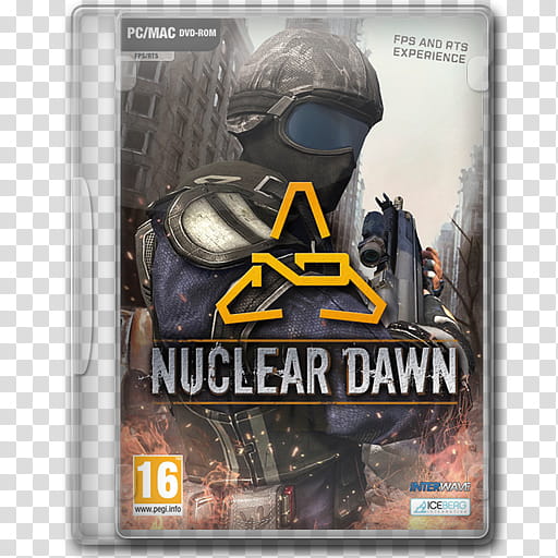 Game Icons , Nuclear-Dawn, Nuclear Dawn PC Mac DVD-ROM case transparent background PNG clipart