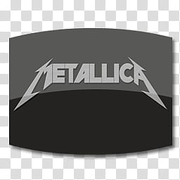 Cinema dock icons, Metallica, Metallica logo transparent background PNG clipart