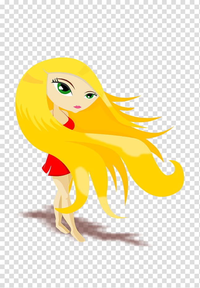 Blondie Red y psd transparent background PNG clipart