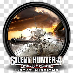 Mega GamesPack , Silent Hunter , U-Boat Missions_ icon transparent background PNG clipart
