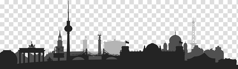 City Skyline Silhouette, Berlin, Banco De ns, Vienna, Fotolia, Landmark, Black And White
, Spire transparent background PNG clipart