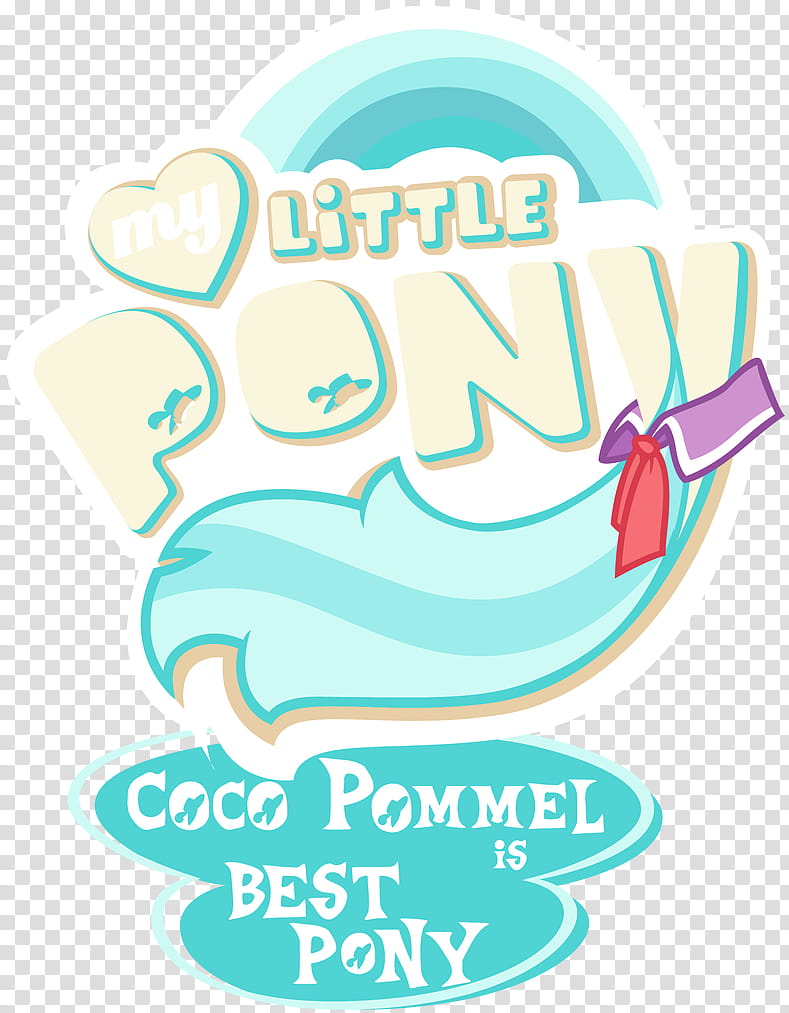 MLP. My Little Pony Logo, Coco Pommel transparent background PNG clipart