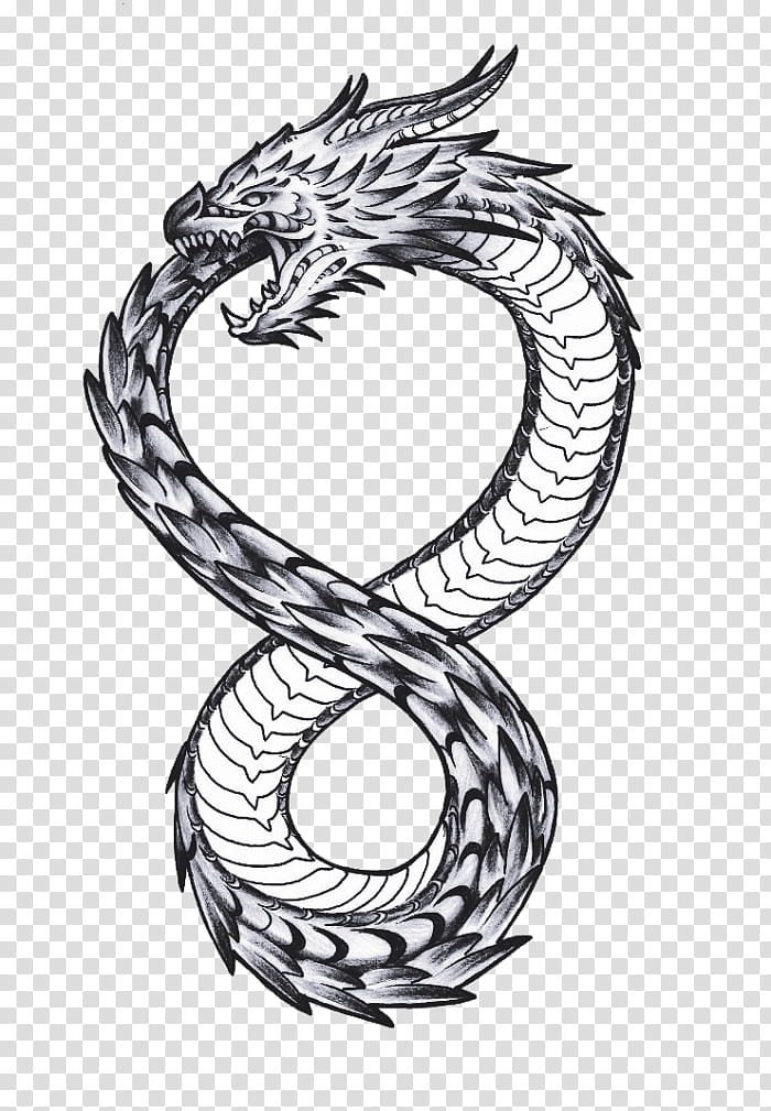 Ouroboros Infinity Snake Svg, Mystical Magic Svg, Snake Svg