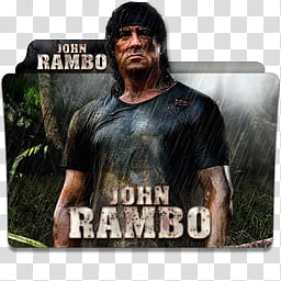 Rambo Collection Part  Folder Icon , John Rambo_x transparent background PNG clipart