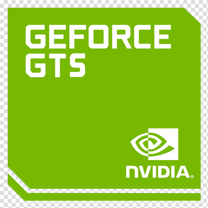 Original Logo NVIDIA GEFORCE Mobile GTS transparent background PNG clipart