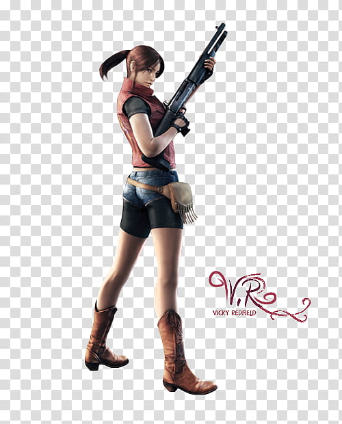 Claire Redfield render, Resident Evil character transparent background PNG clipart